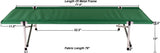 Green Polyester Longhorn Roll-a-Cot® (79"L x 32"W x 15"H) with sleeve for your air mattress