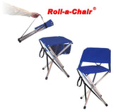 Standard Roll-a-Chair® with 19" seat height: Best for use with full-size tables and best for users 68" or taller